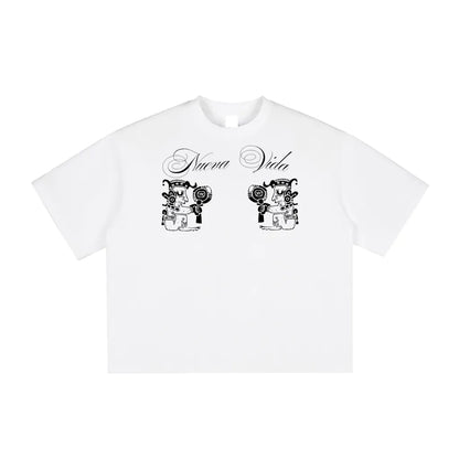 Nueva Vida logo tee