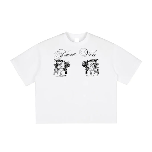 Nueva Vida logo tee